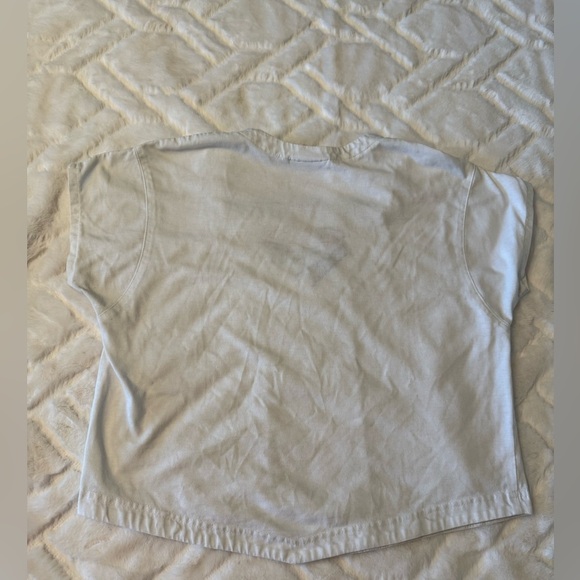 Vintage Lily’s of Beverly Hills White Embroidered Women's Tennis Top Size M - Picture 3 of 7